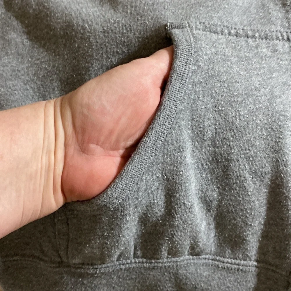 RSQ BOY’S GRAY ZIP UP FLEECE HOODIE Size S EUC